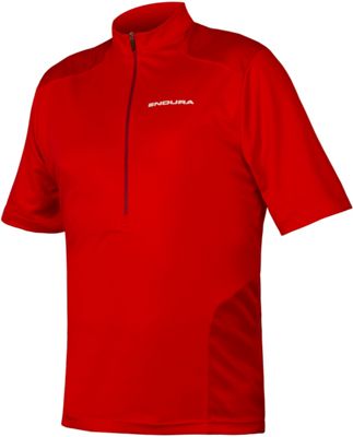 Maillot de manga corta Endura Hummvee - Rojo - XL, Rojo