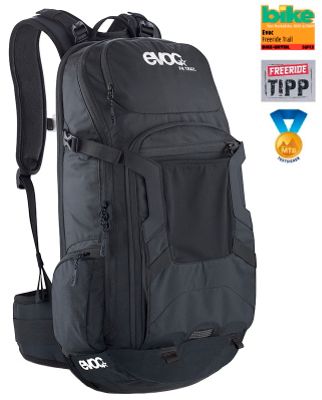 Mochila Evoc FR Trail (20 L) - Negro - 20L, Negro