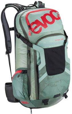 Mochila Evoc FR Trail Team (20 L) - Light Petrol - Aceituna - 20L, Light Petrol - Aceituna