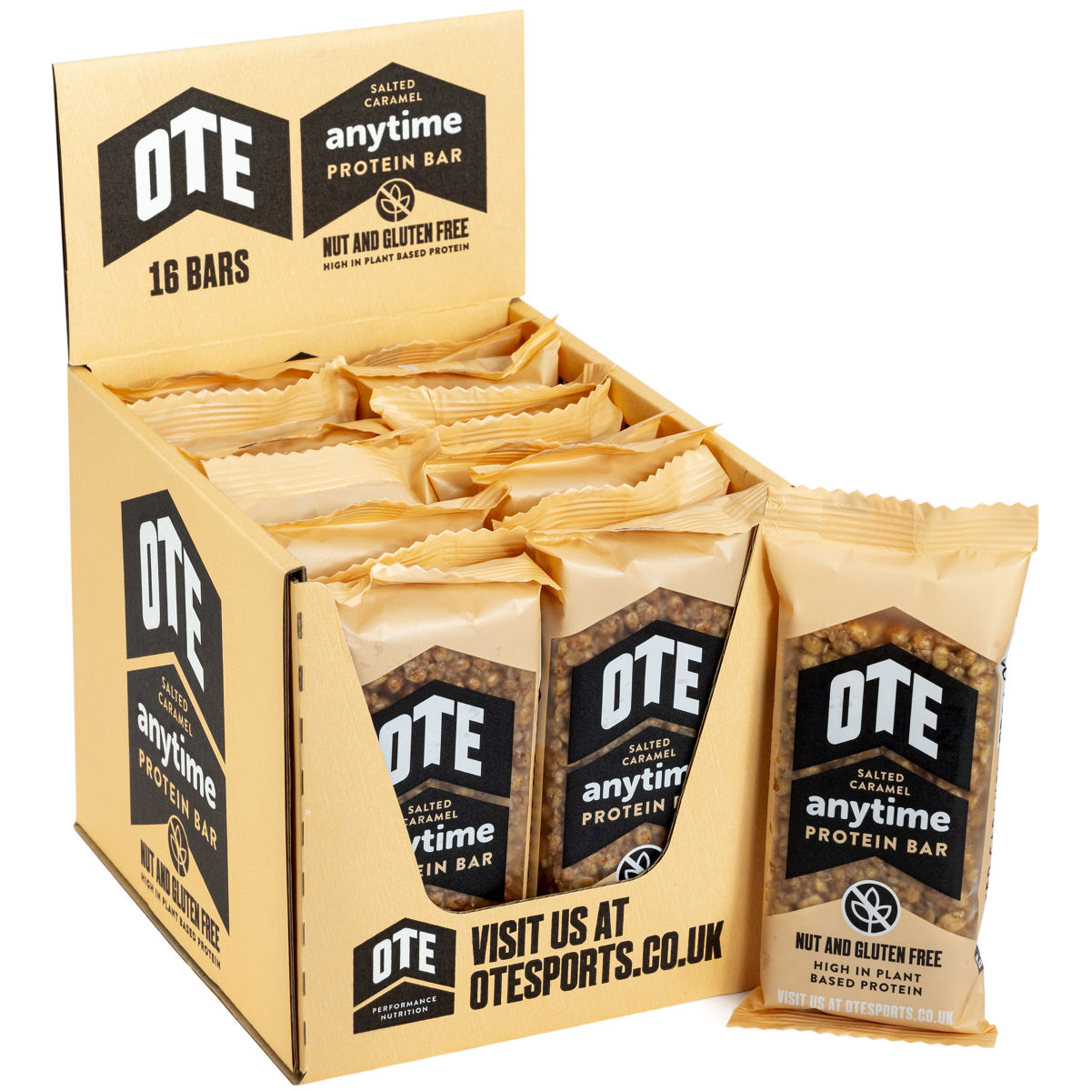 OTE Anytime Plant Based Protein Bar (16 x 55g) - Barritas