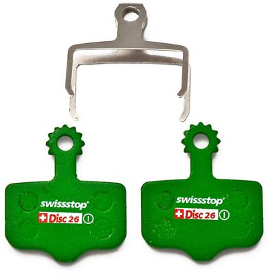 Pastillas orgánicas para freno de disco SwissStop - Green 26 - D26 - Avid/SRAM, Green 26