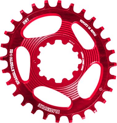 Plato Blackspire Snaggletooth NarWide Oval SRAM - Rojo - 30t, Rojo