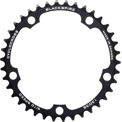 Plato de ciclocross Blackspire Super Pro - Negro - 110mm, Negro