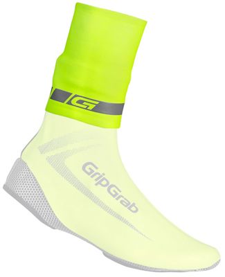 Polainas de alta visibilidad GripGrab CyclinGaiter - Amarillo fluorescente - L/XL/XXL, Amarillo fluorescente