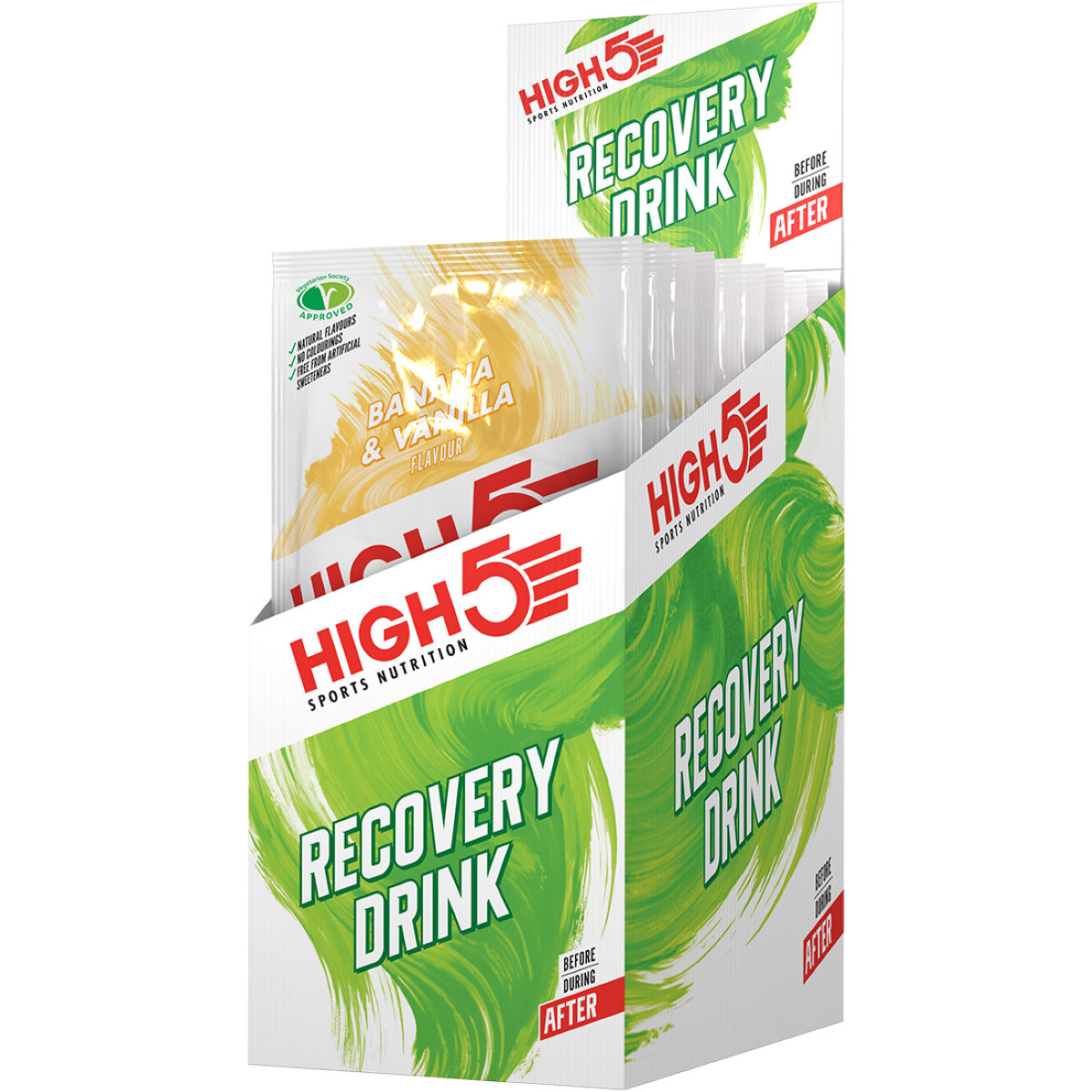 Preparado para bebida High5 Recovery (9 sobres x 60 g) - Bebidas en polvo