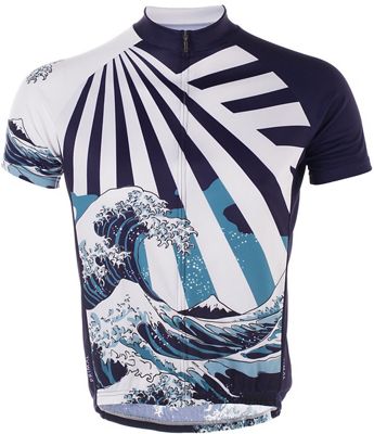 Maillot de corte deportivo Primal Great Wave - Azul/Blanco - S, Azul/Blanco