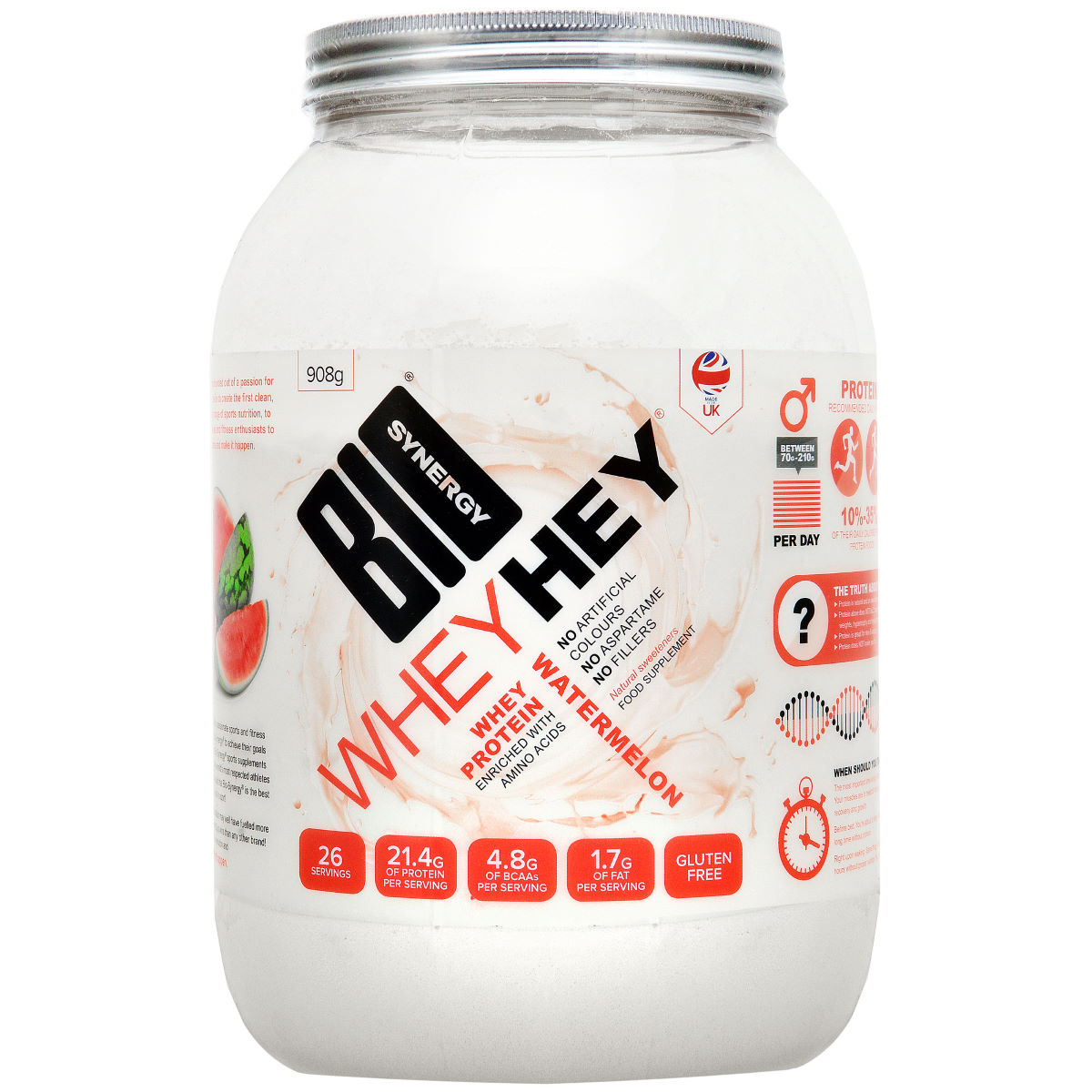 Proteínas Bio-Synergy Whey Hey (908 g) - Proteína de suero de leche