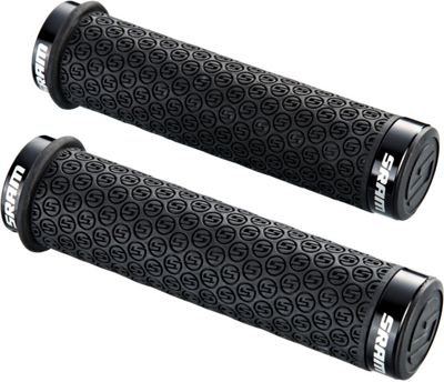 Puños de descenso de silicona con bloqueo SRAM - Negro - 139mm, Negro