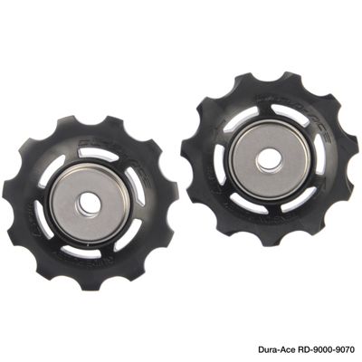 Roldanas de cambio de carretera Shimano - Negro - Pair - 105 RD-5700, Negro