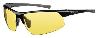 Ryders Eyewear Saber Poly Black-Yellow Lens Sunglasses 2019 - Negro, Negro