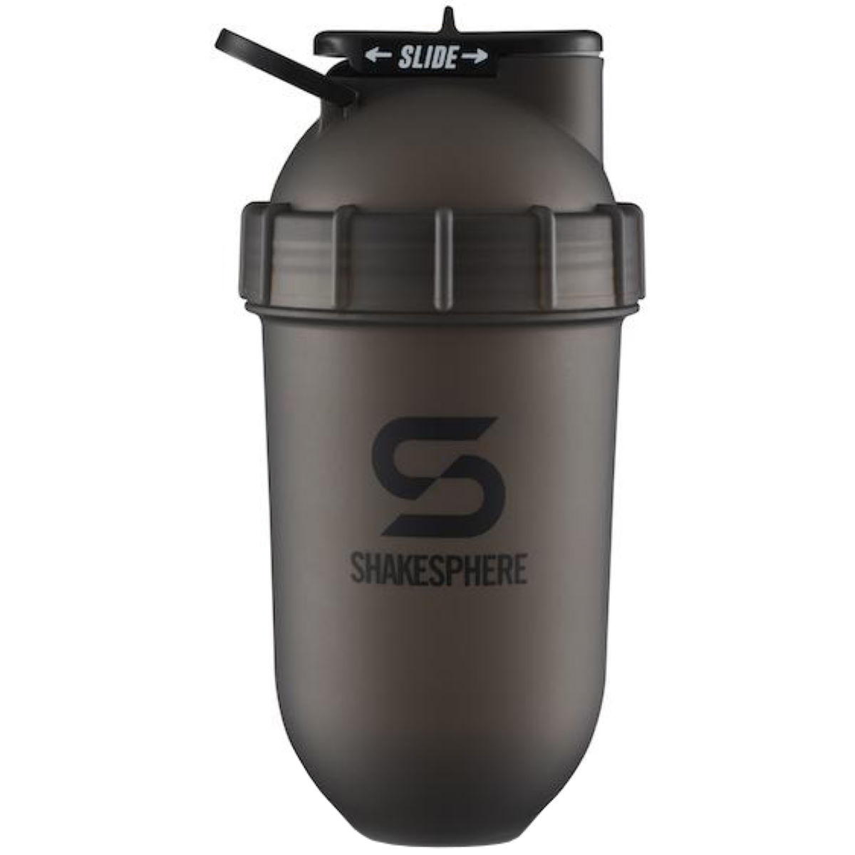 ShakeSphere Shaker Bottle Frosted Black - Botellas mezcladoras