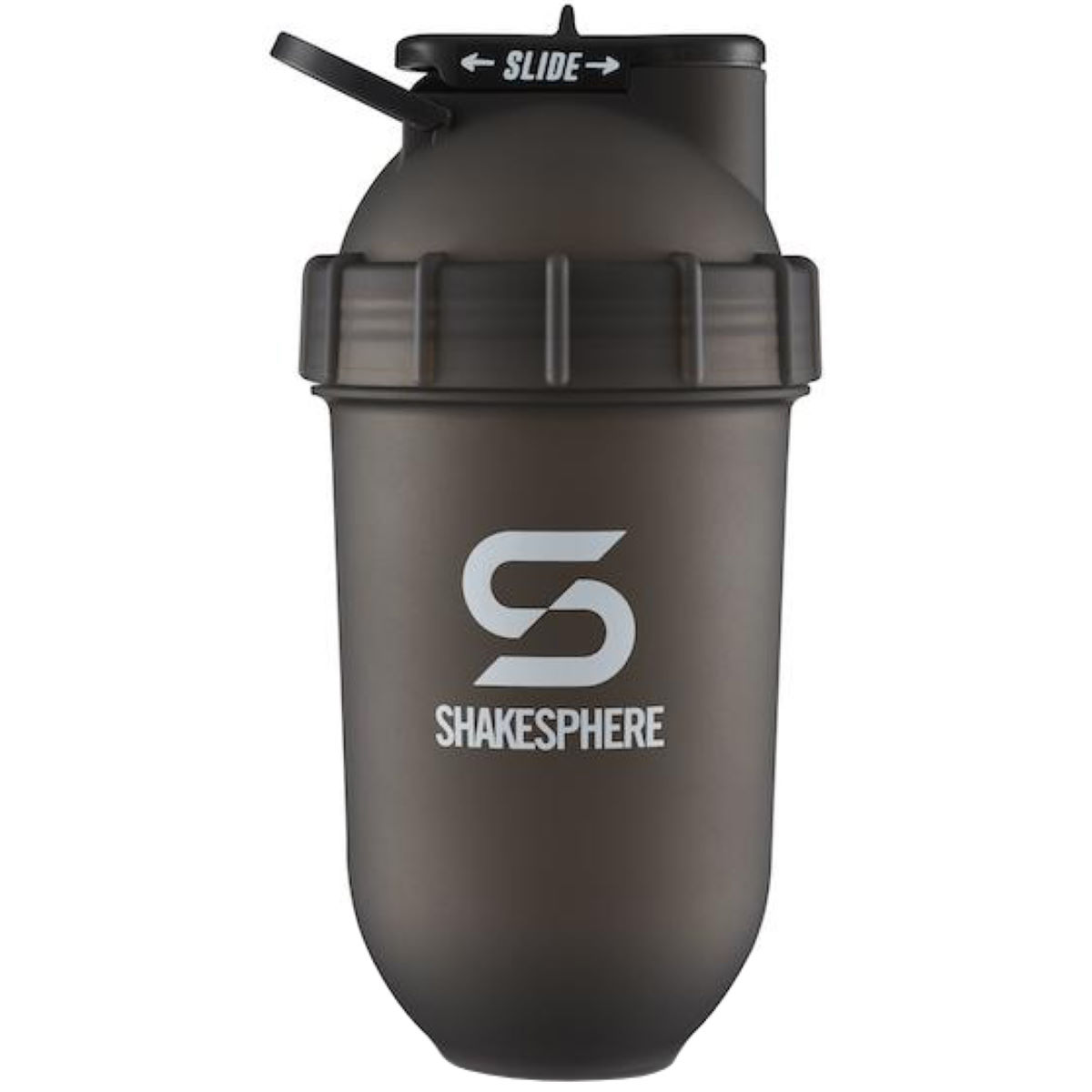 ShakeSphere Shaker Bottle Frosted Black - Botellas mezcladoras