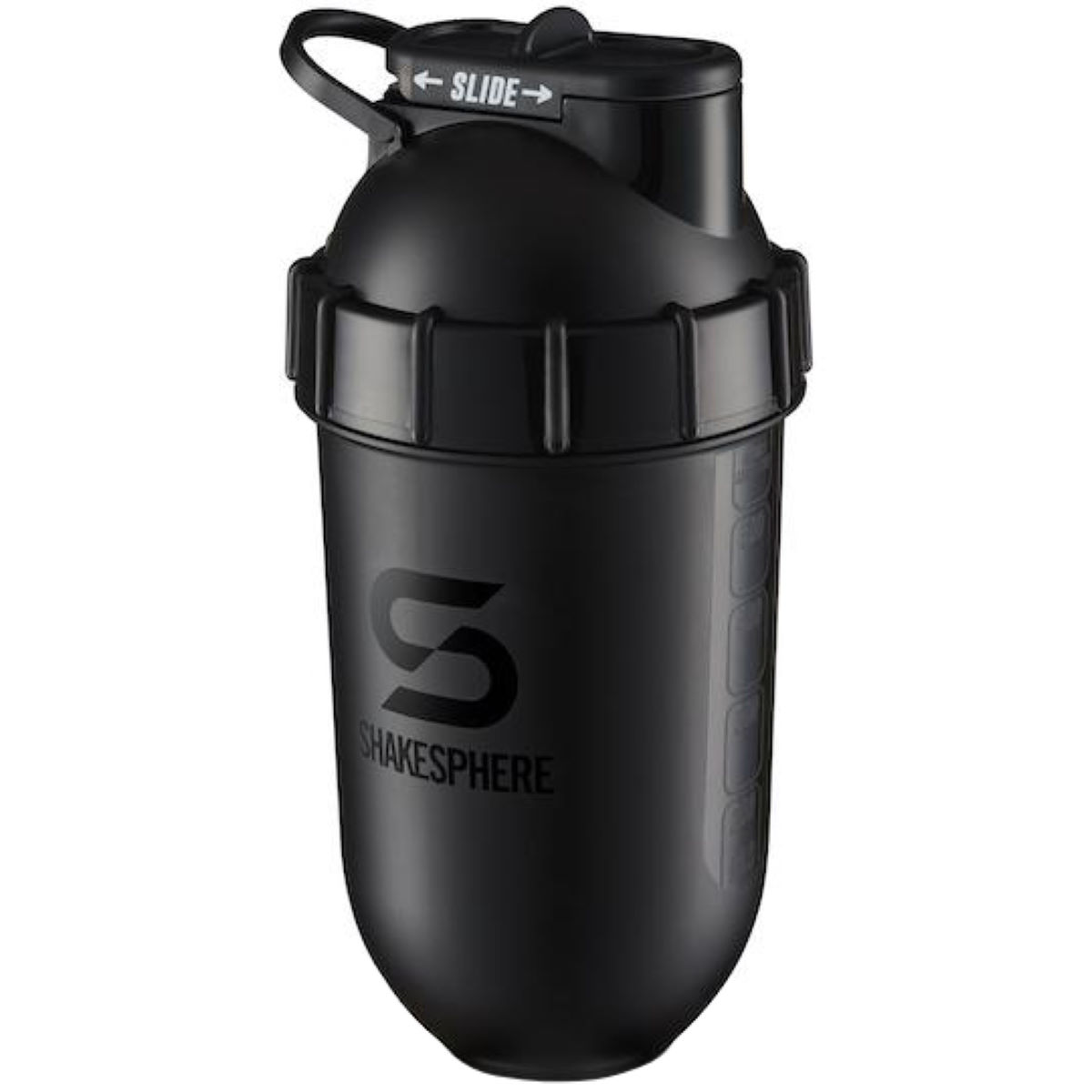 ShakeSphere Shaker Bottle Glossy Black - Botellas mezcladoras