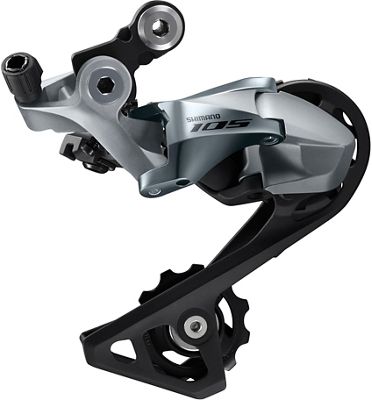 Cambio trasero Shimano 105 R7000 11 velocidades - Plata - Medium Cage, Plata