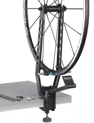 Soporte de centrado de ruedas Tacx T3175 Exact - Negro - Plata, Negro - Plata