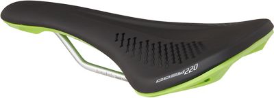 Spank Oozy 220 Saddle - Verde - 144mm Wide, Verde