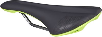 Spank OOZY 280 Mountain Bike Saddle - Negro - Verde - 144mm Wide, Negro - Verde