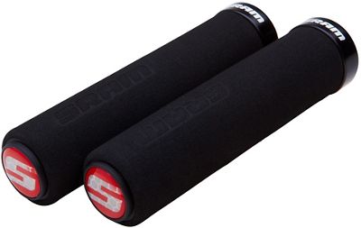 SRAM Locking Foam Grips - Negro/Negro - 129mm, Negro/Negro