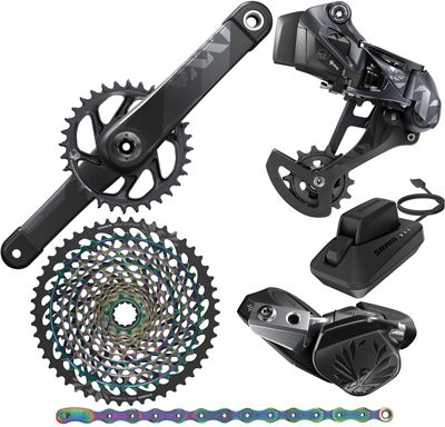 SRAM XX1 Eagle AXS 1x12sp MTB Groupset - DUB - Negro - 10-50t, Negro