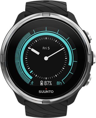 Suunto 9 GPS Multisport Watch 2018 - Negro, Negro