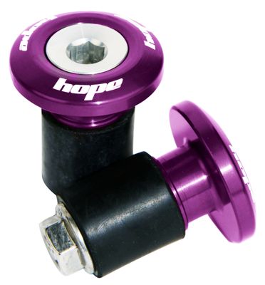 Tapones de manillar Hope Grip Doctor - Morado - Pair, Morado