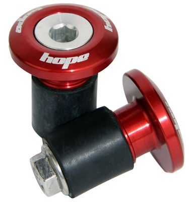 Tapones de manillar Hope Grip Doctor - Rojo - Pair, Rojo