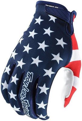 Troy Lee Designs Air Glove Americana  - Azul marino/Rojo - XXL, Azul marino/Rojo