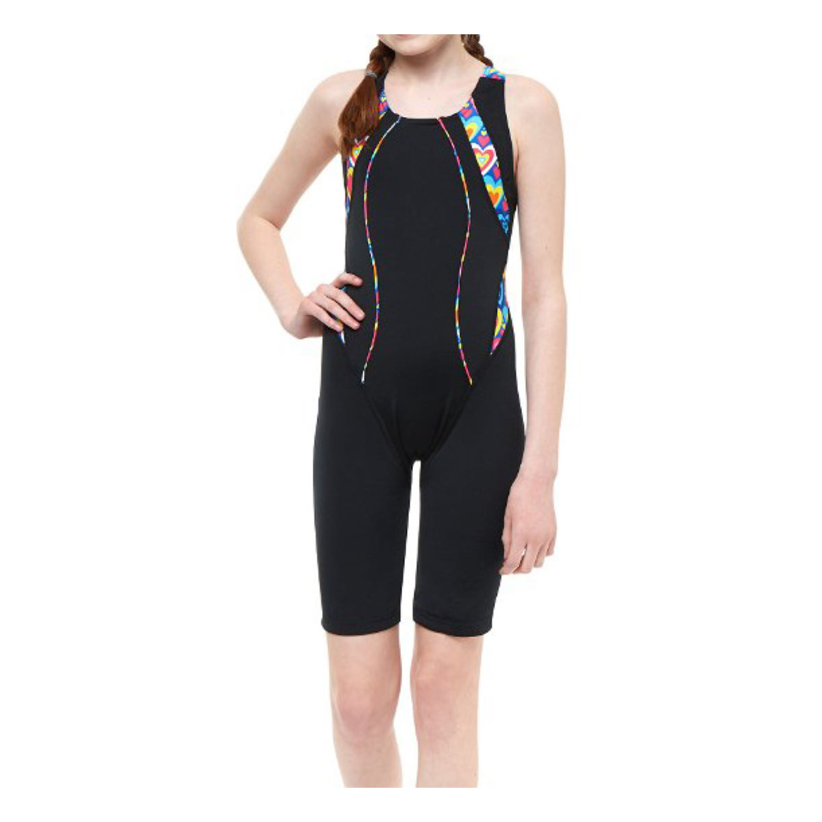 Bañador de competición Maru Psychedelic Pacer Legsuit para niña - Bañadores de culote