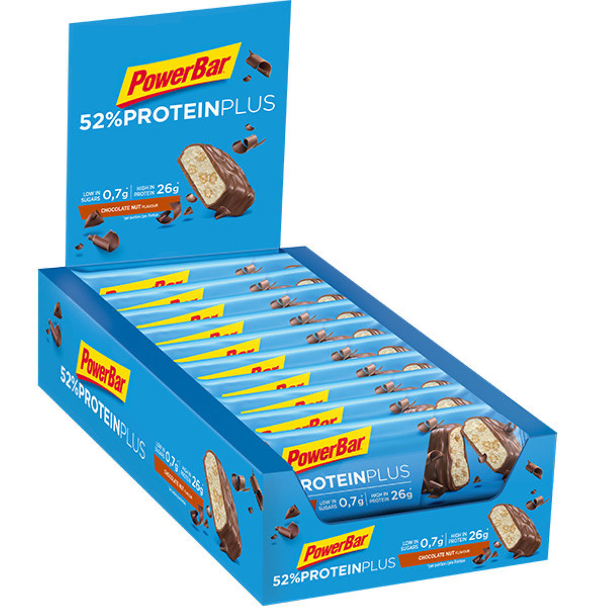 Barritas de proteína PowerBar Protein plus 52% (20 x 50 g) - Barritas