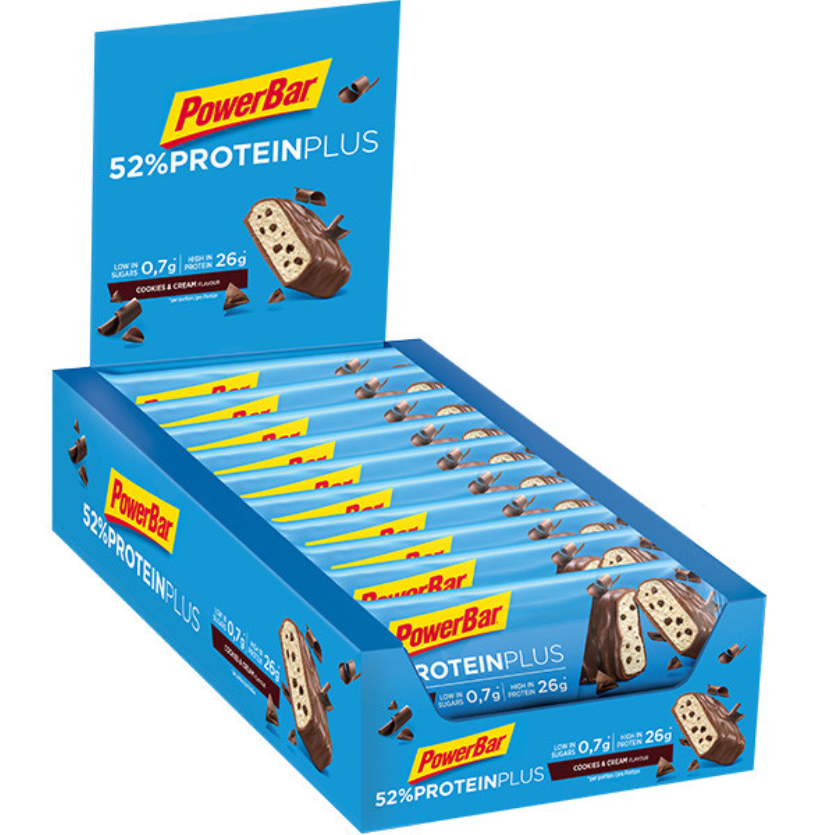 Barritas de proteína PowerBar Protein plus 52% (20 x 50 g) - Barritas