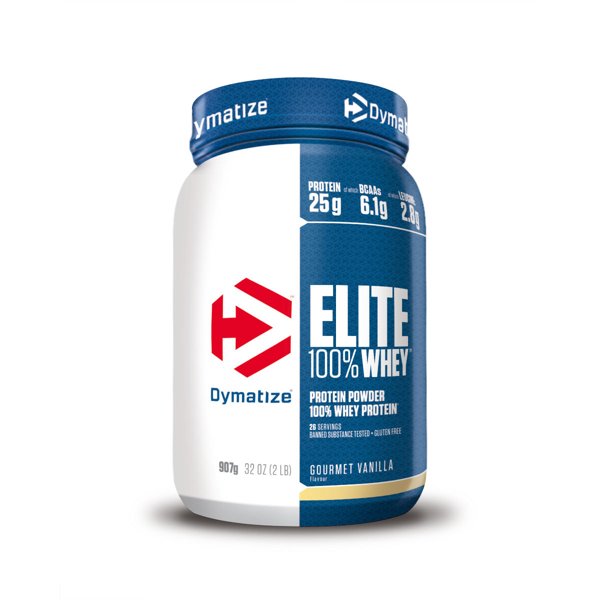 Bebida de proteínas en polvo Dymatize Elite Whey (907 g) - Proteína de suero de leche