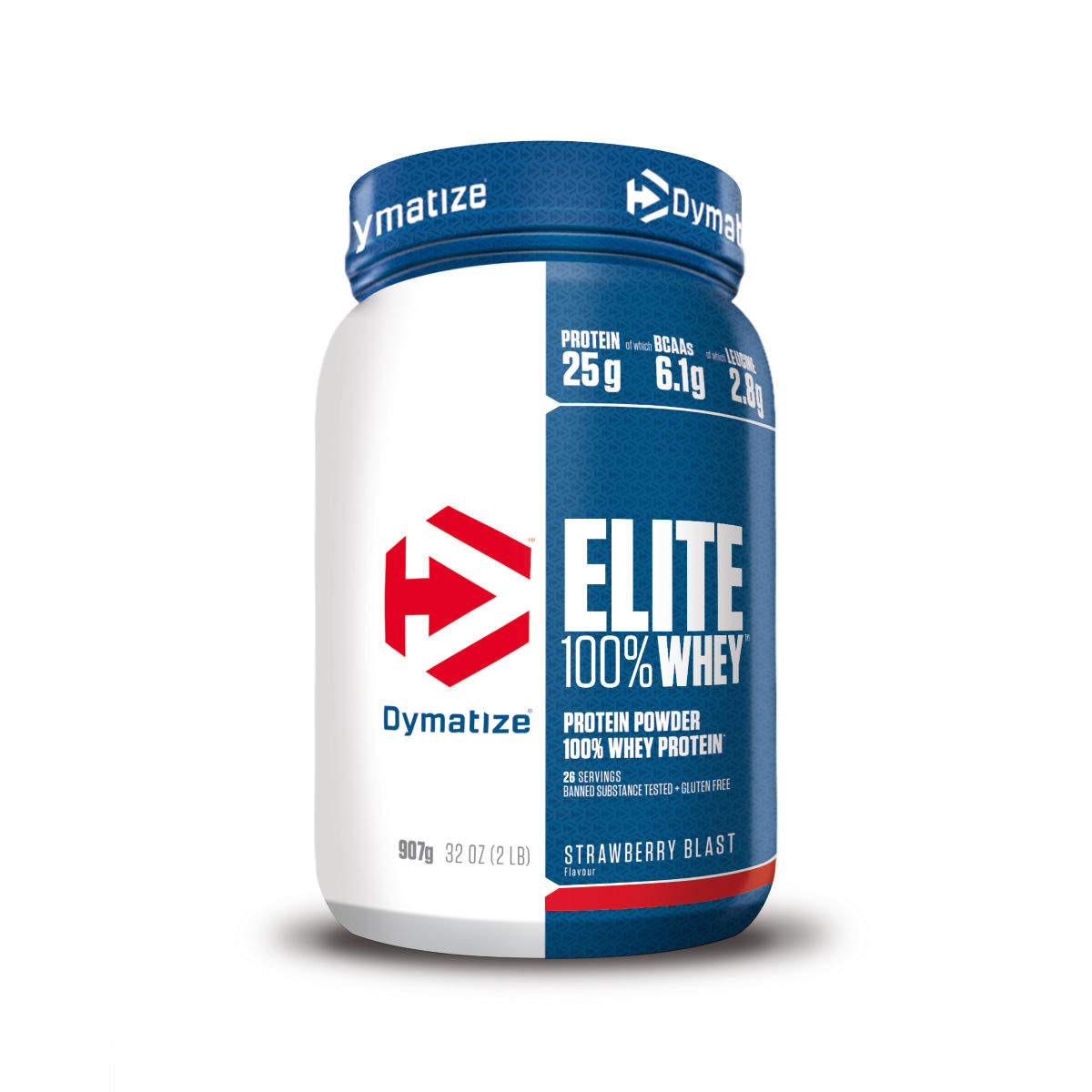 Bebida de proteínas en polvo Dymatize Elite Whey (907 g) - Proteína de suero de leche