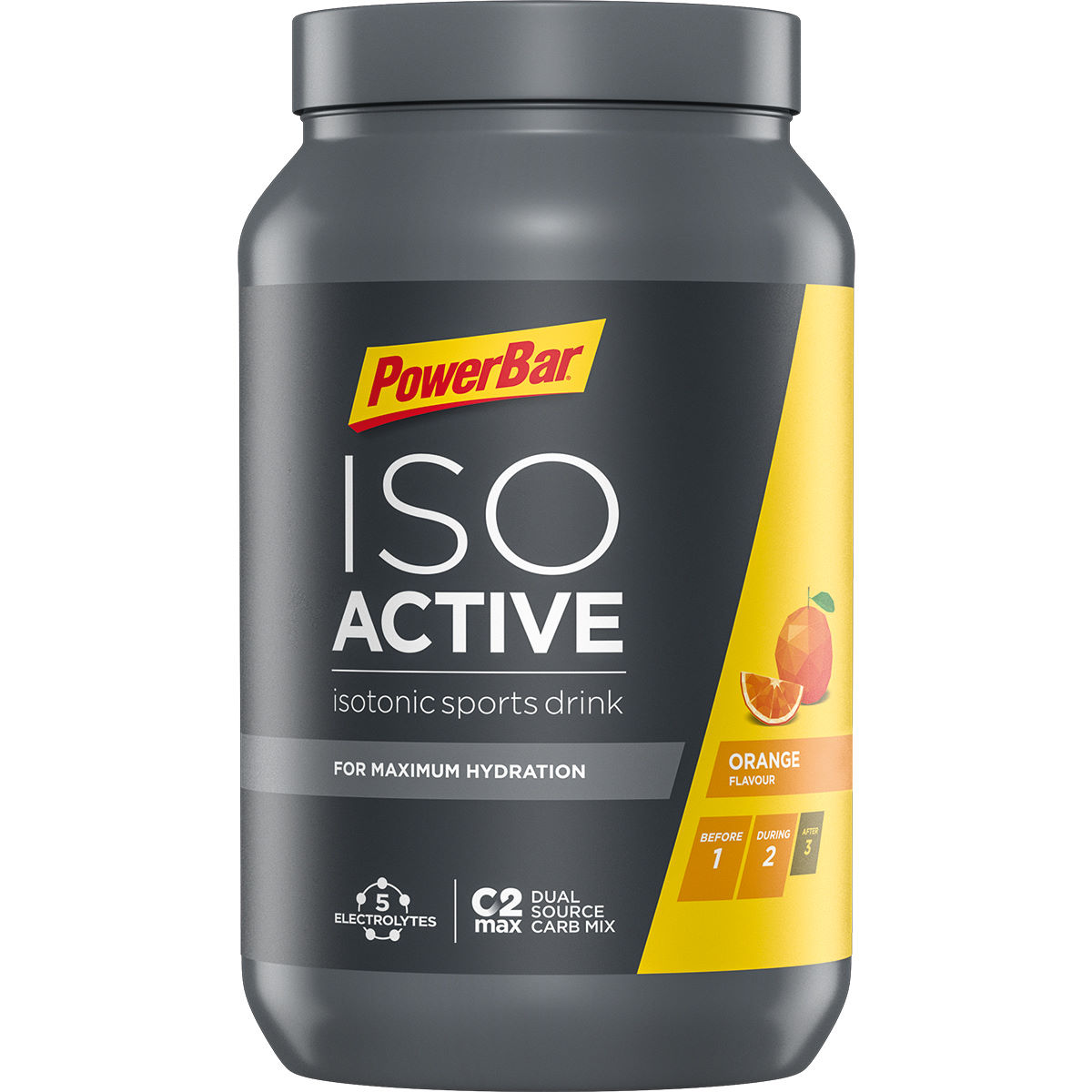 Bebida isotónica PowerBar IsoActive (600 g) - Bebidas en polvo