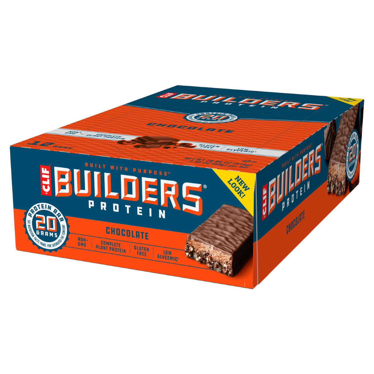 Caja de 12 barritas energéticas de 68 g Clif Bar - Builders - Barritas