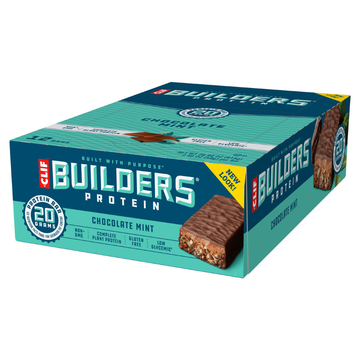 Caja de 12 barritas energéticas de 68 g Clif Bar - Builders - Barritas