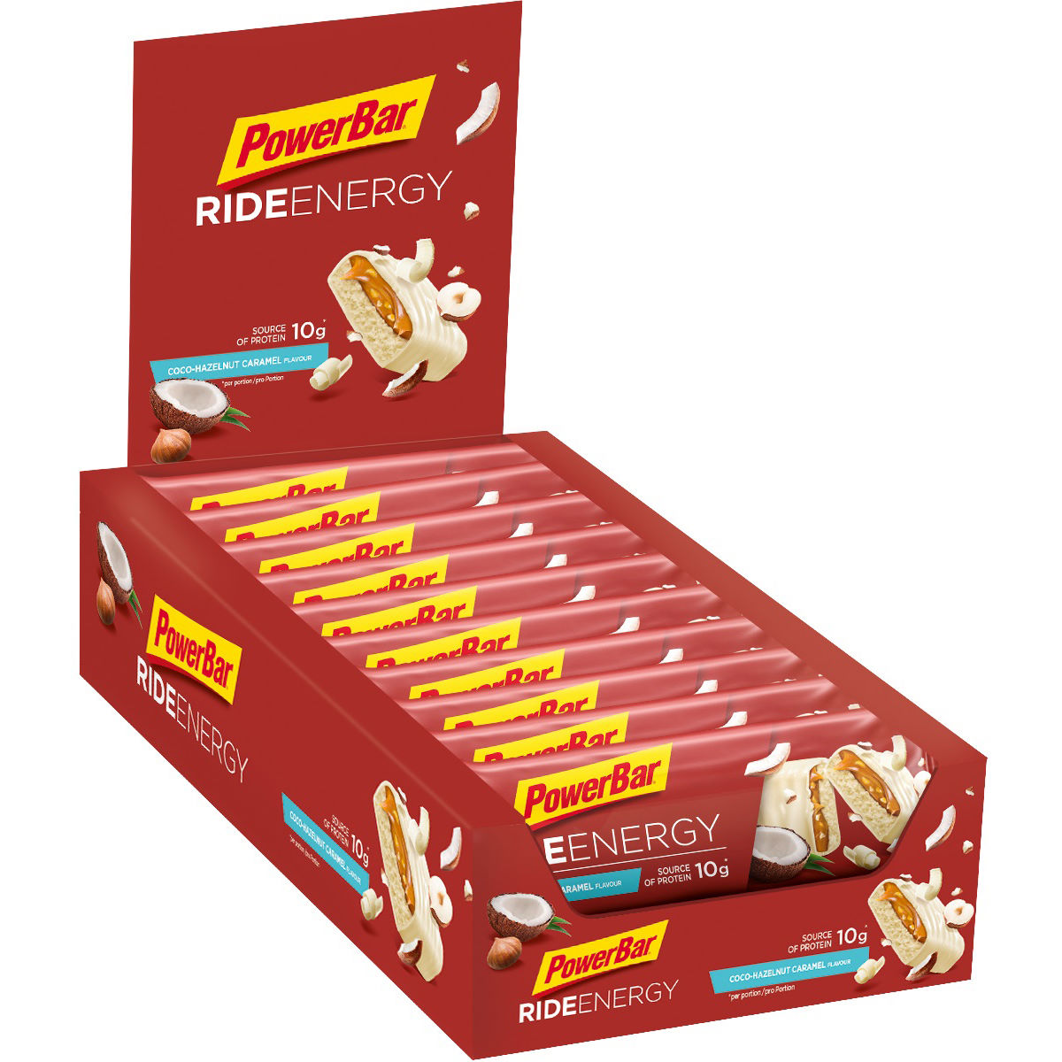 Caja de 18 barritas de 55 g Power Bar - Ride - Barritas