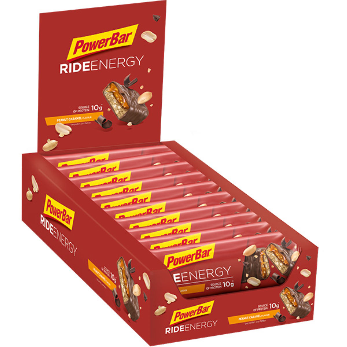 Caja de 18 barritas de 55 g Power Bar - Ride - Barritas