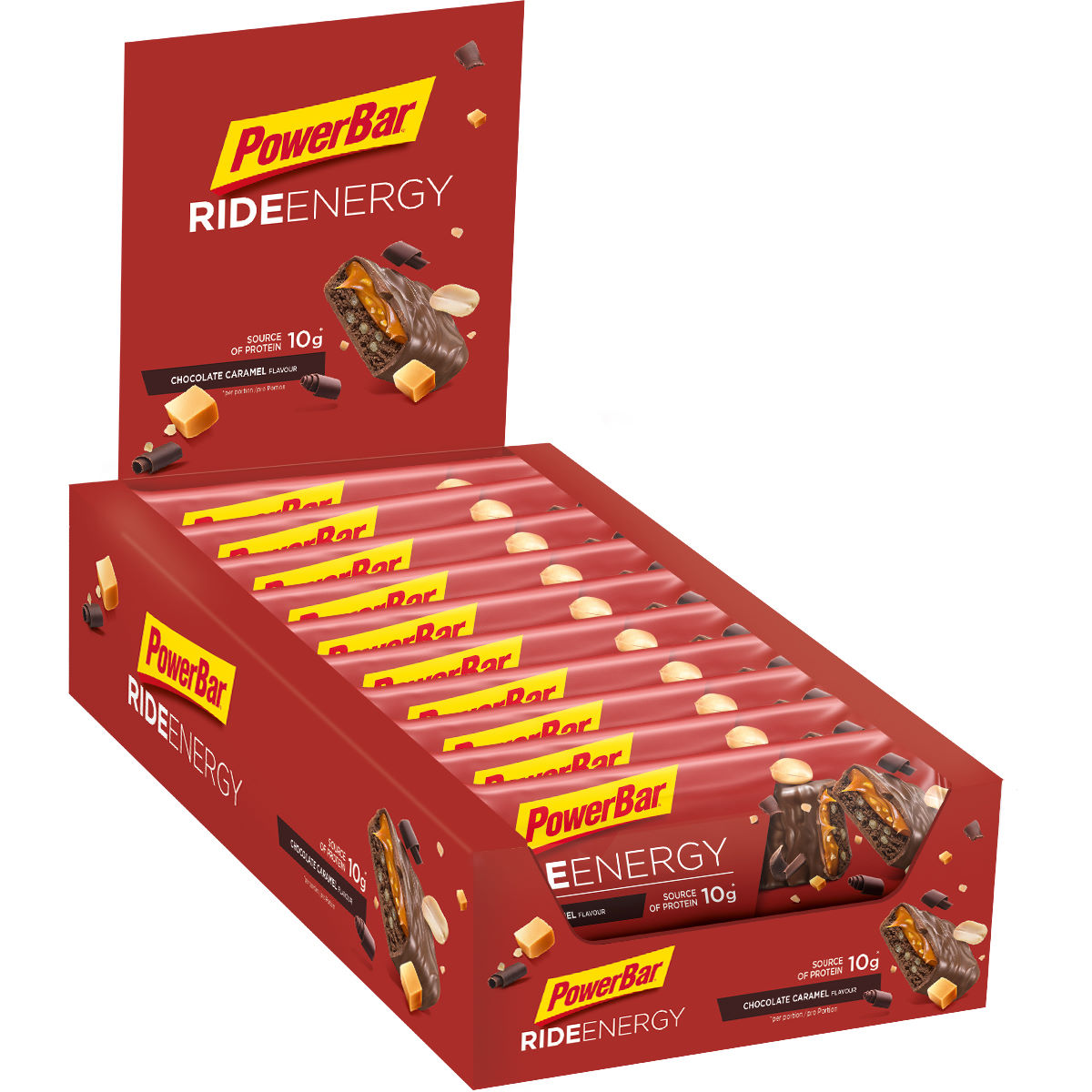 Caja de 18 barritas de 55 g Power Bar - Ride - Barritas