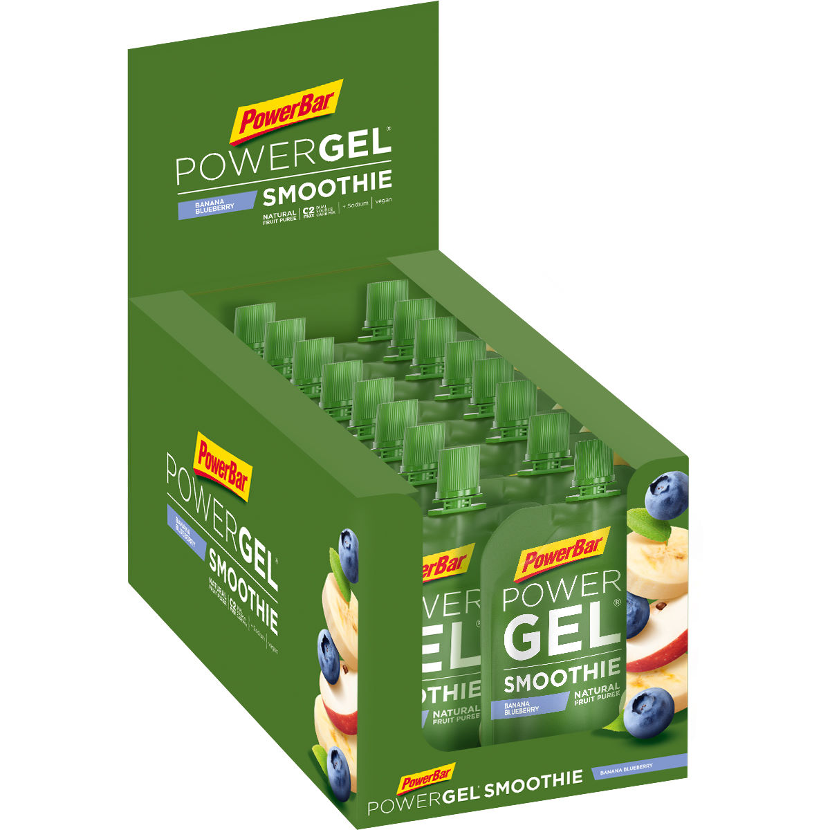 Caja de bebidas energéticas PowerBar - Performance Energy Blends (12 x 90 g) - Geles