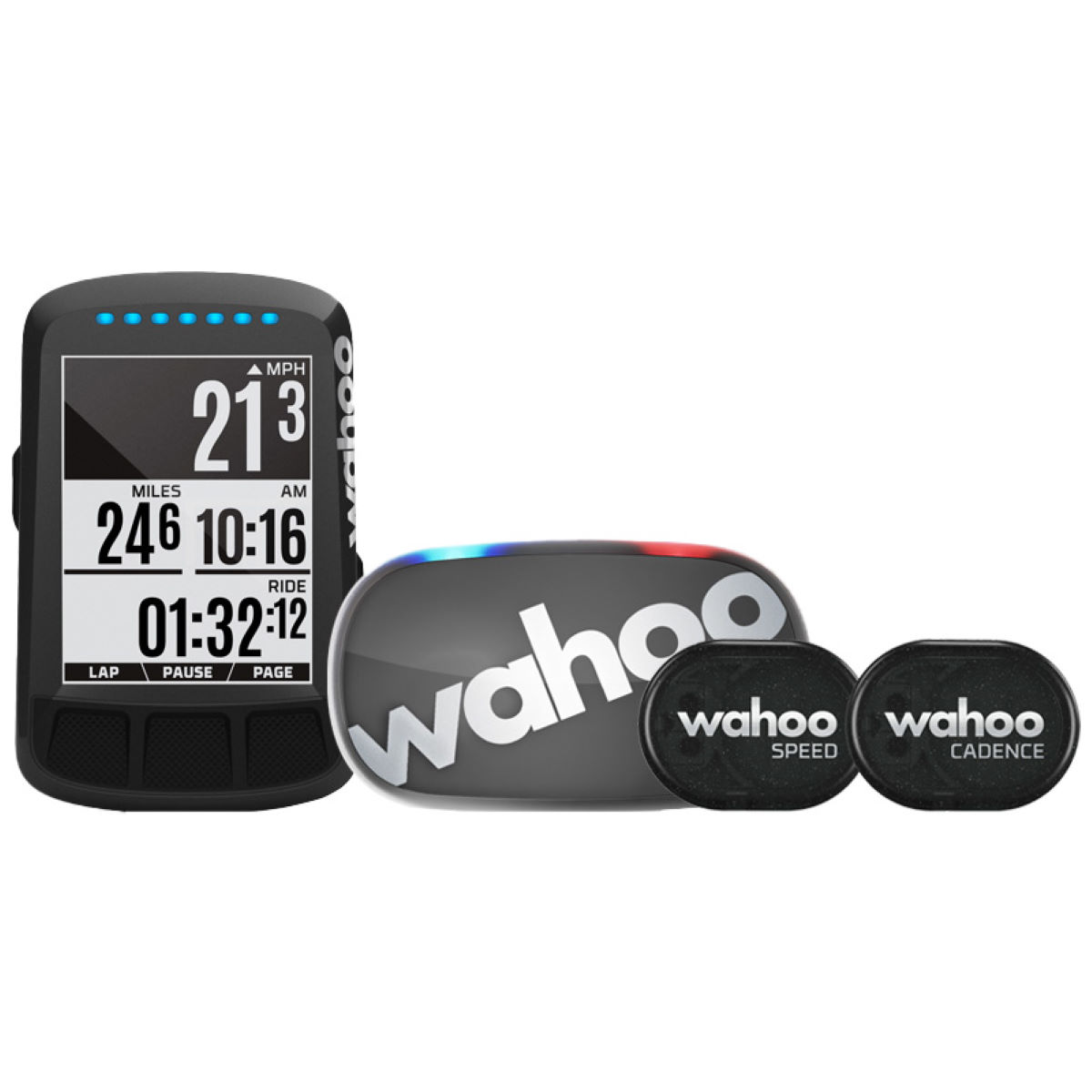 Ciclocomputador GPS Wahoo ELEMNT BOLT (kit, edición Stealth) - Ciclocomputadores