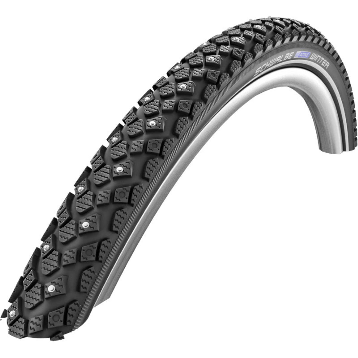 Cubierta rígida de carretera con clavos Schwalbe Winter Kevlar Guard - Cubiertas