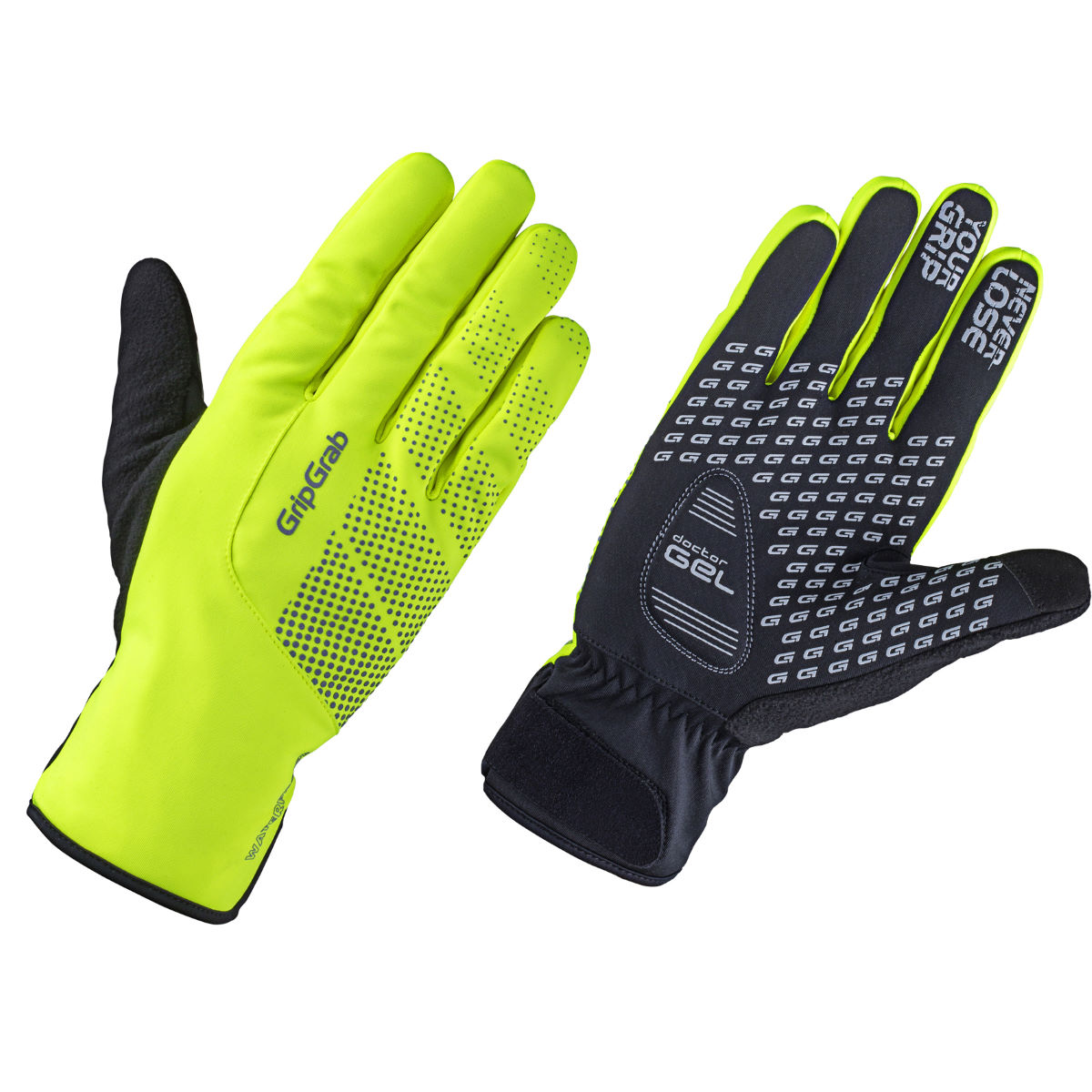 Guantes de invierno GripGrab Ride Waterproof Hi-Vis - Guantes