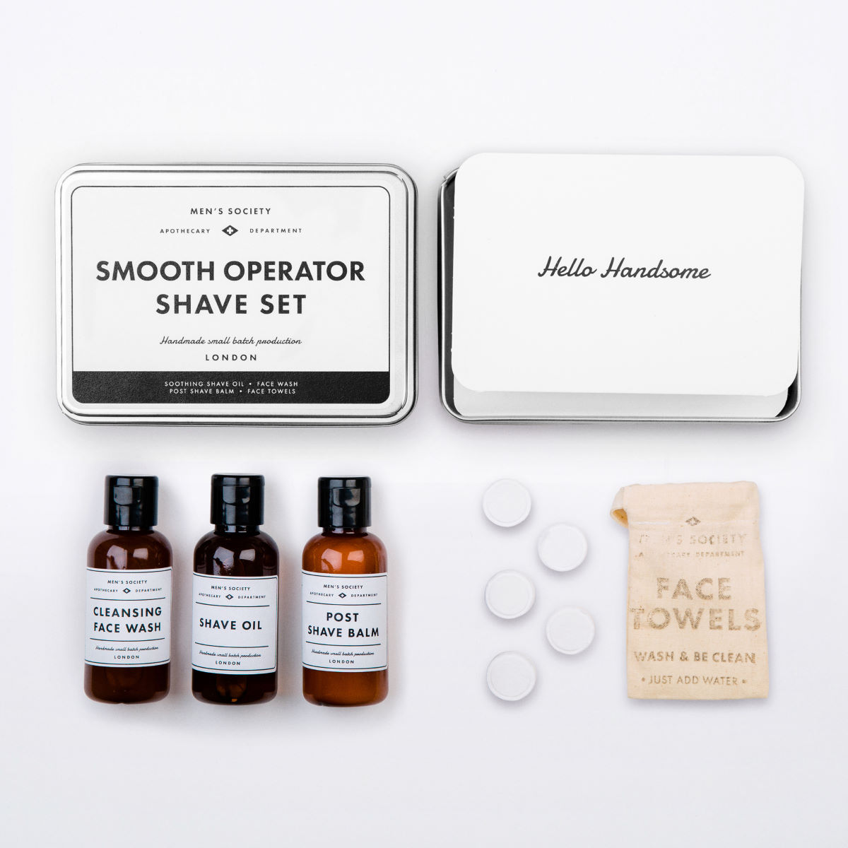 Kit de afeitado Men's Society Smooth Op - Regalos