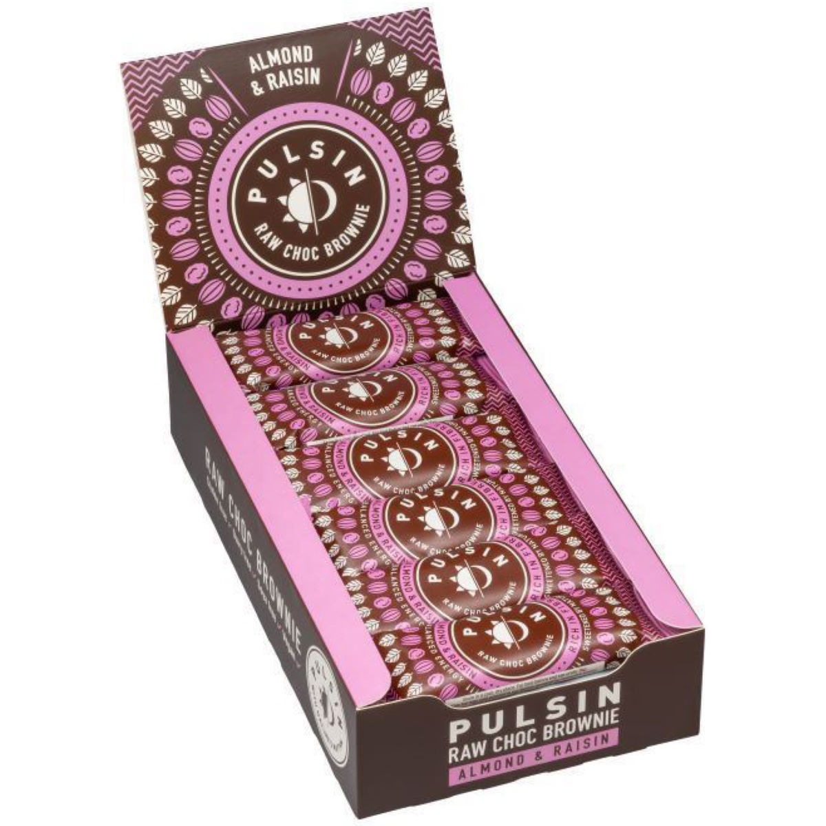 Pulsin Brownie Energy Bar (18 x 35g) - Barritas