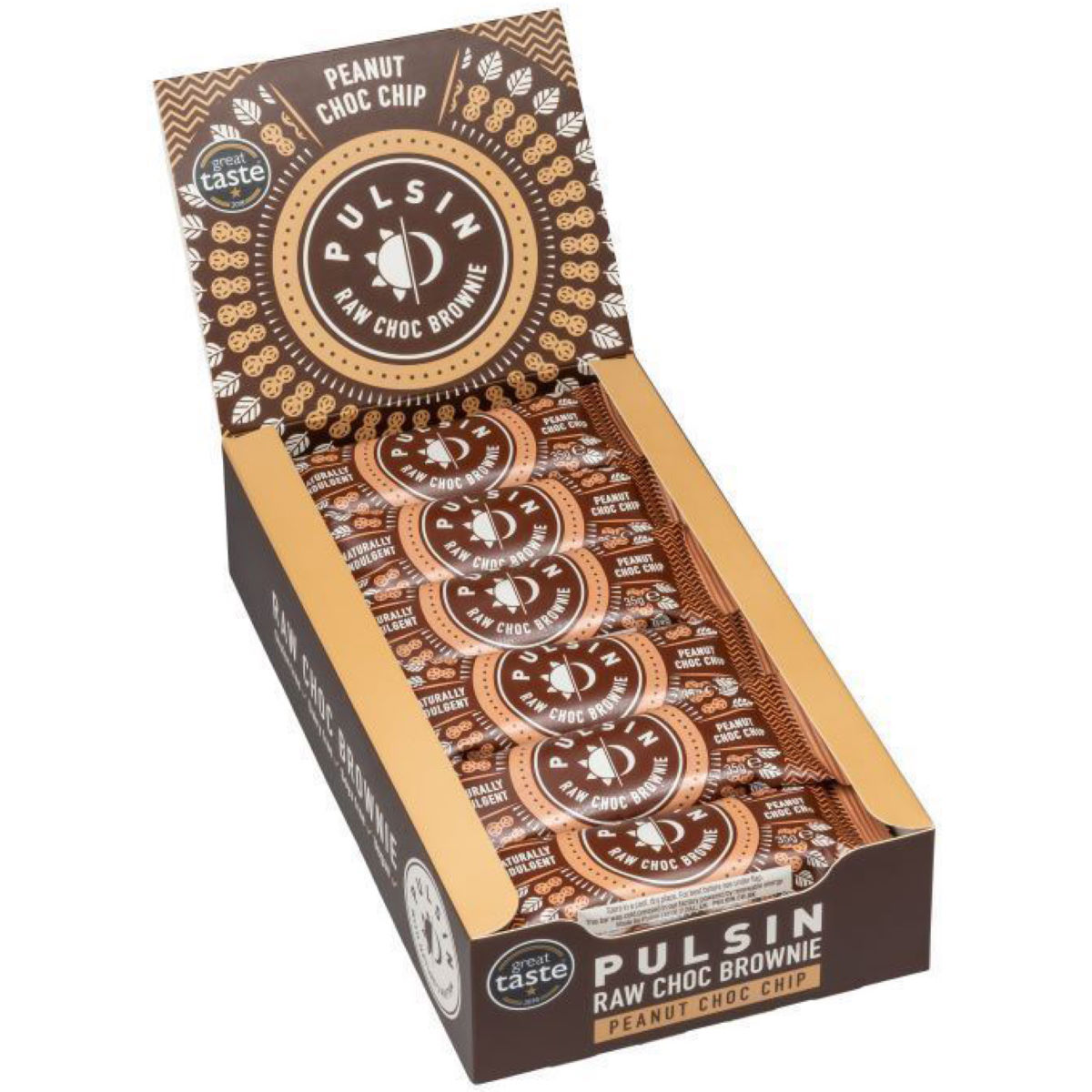 Pulsin Brownie Energy Bar (18 x 35g) - Barritas