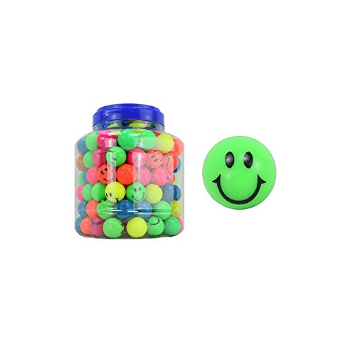 24x Flummi Pelota De Goma Dopsball Smiley Cara Divertida