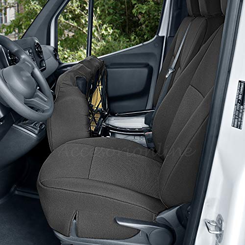 Accesorionline Fundas de Asiento para Sprinter Desde 2018-100% A Medida, máxima Calidad W907 (Sprinter Desde 2018 (1+2))