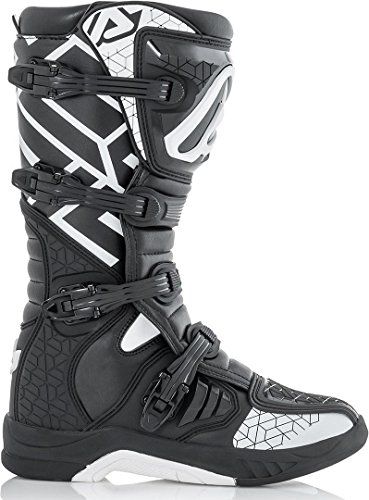 Acerbis Off Road X-Team - Botas de Deporte (Talla 42), Color Blanco y Negro