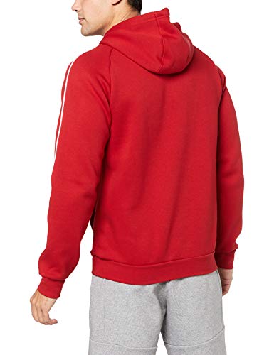 Adidas CORE18 Hoody Sudadera con Capucha, Hombre, Rojo (Rojo/Blanco), S