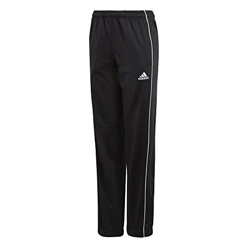 Adidas CORE18 PES PNTY Pantalones de Deporte, Unisex Niños, Negro/Blanco, 5-6Y